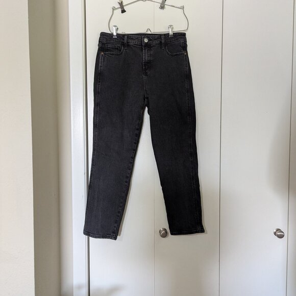 High-Waisted Vintage Slim Jeans 6 Petite (2 Pairs) 1 Blue 1 Black - Picture 4 of 12